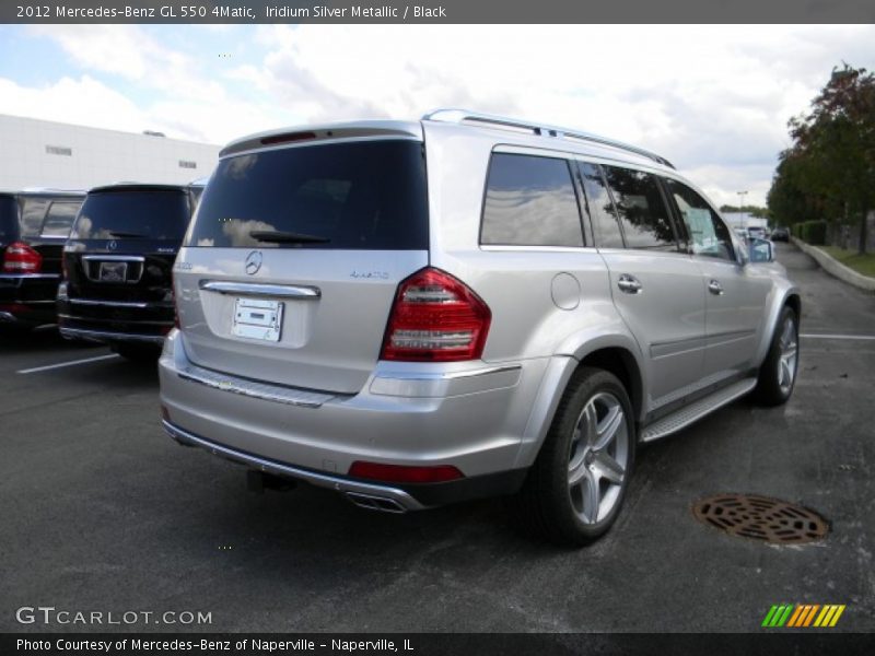 Iridium Silver Metallic / Black 2012 Mercedes-Benz GL 550 4Matic