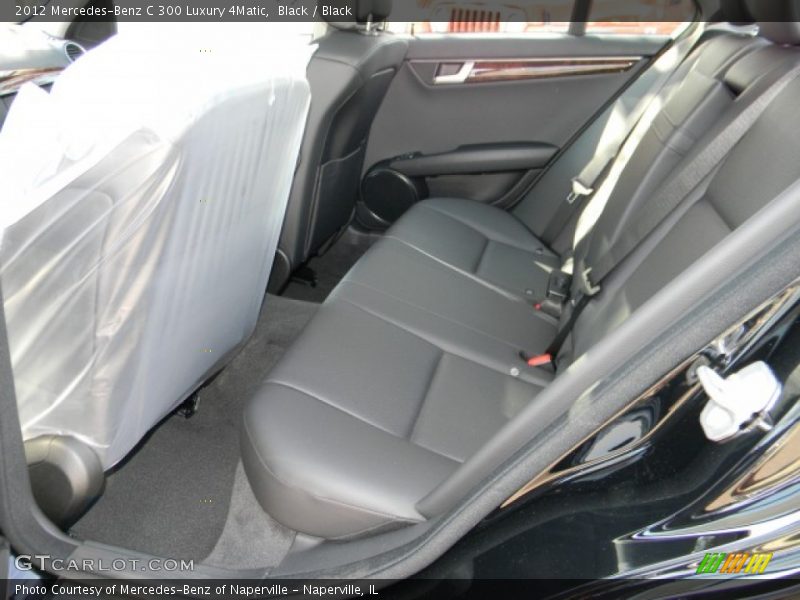 Black / Black 2012 Mercedes-Benz C 300 Luxury 4Matic