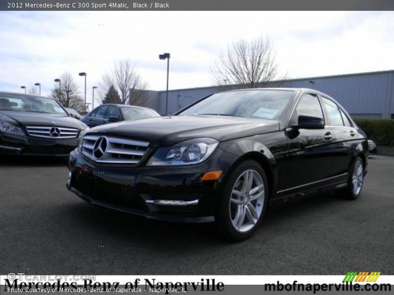 Black / Black 2012 Mercedes-Benz C 300 Sport 4Matic