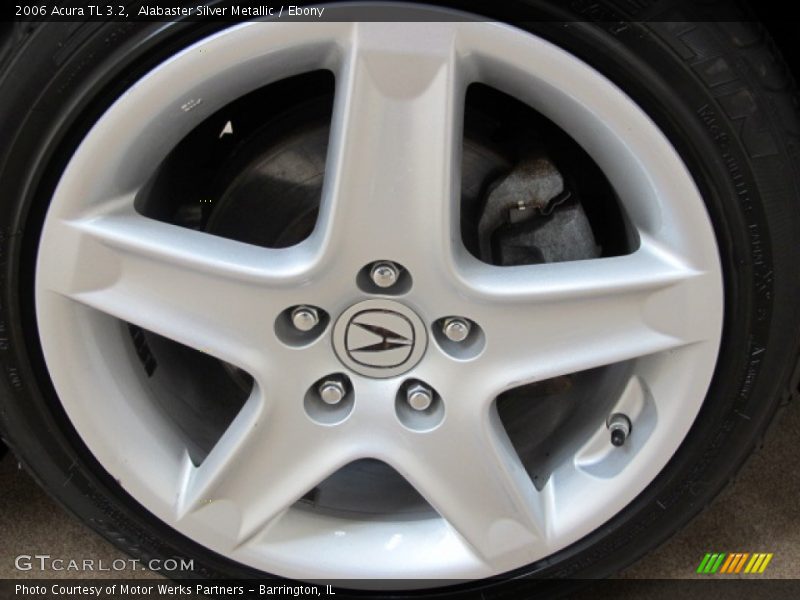 Alabaster Silver Metallic / Ebony 2006 Acura TL 3.2