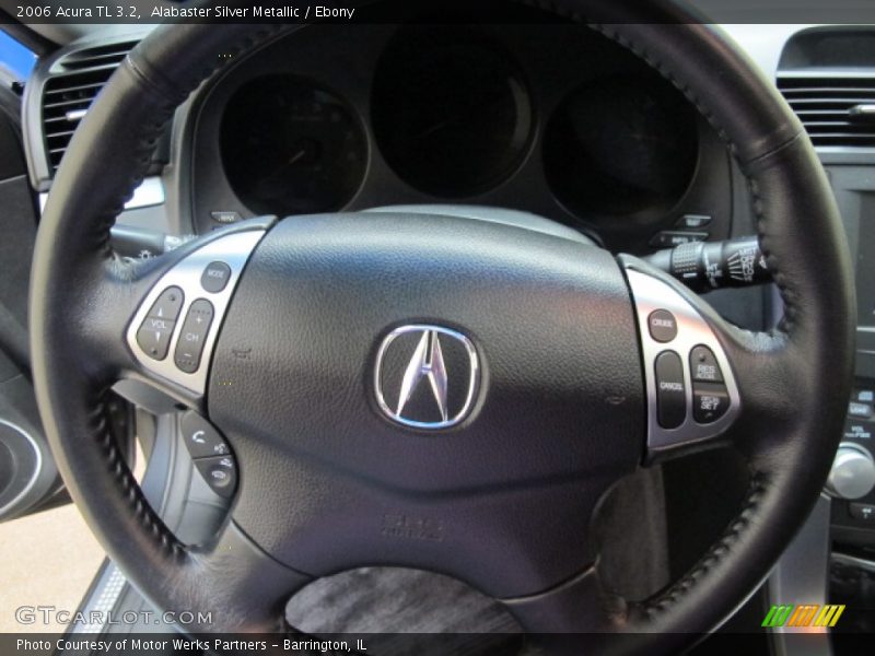 Alabaster Silver Metallic / Ebony 2006 Acura TL 3.2