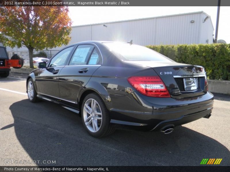 Magnetite Black Metallic / Black 2012 Mercedes-Benz C 300 Sport 4Matic