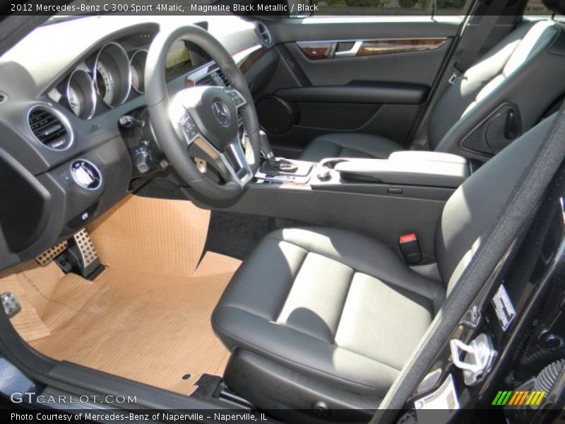 Magnetite Black Metallic / Black 2012 Mercedes-Benz C 300 Sport 4Matic