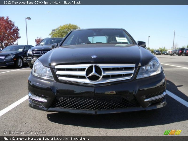 Black / Black 2012 Mercedes-Benz C 300 Sport 4Matic