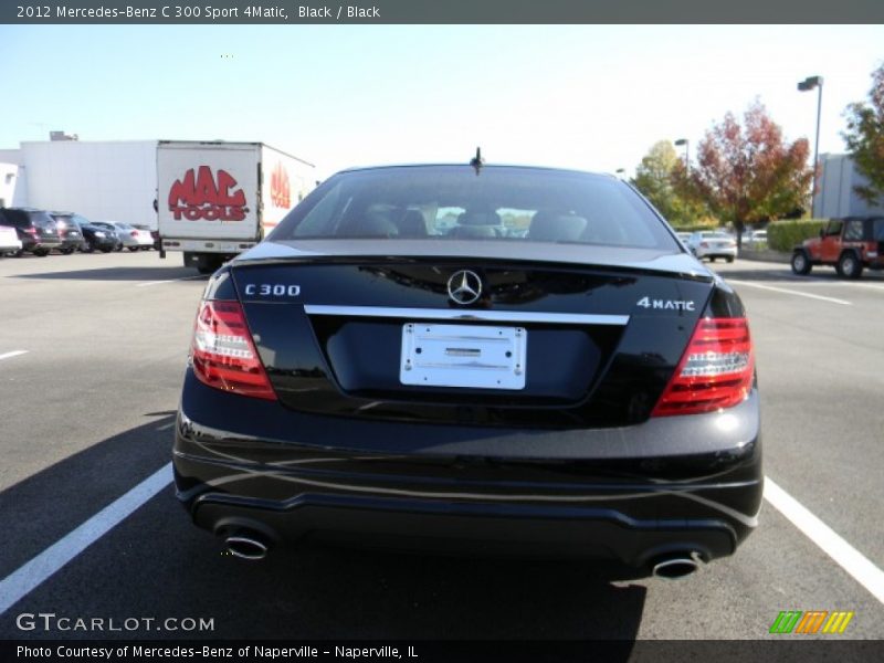 Black / Black 2012 Mercedes-Benz C 300 Sport 4Matic