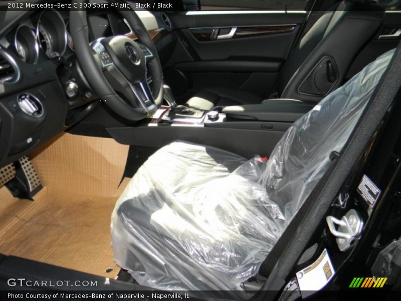 Black / Black 2012 Mercedes-Benz C 300 Sport 4Matic