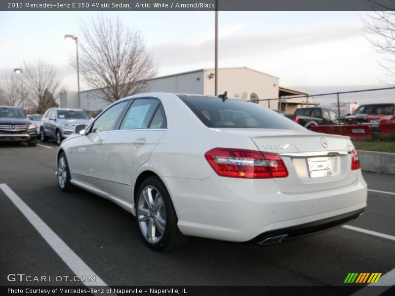 Arctic White / Almond/Black 2012 Mercedes-Benz E 350 4Matic Sedan