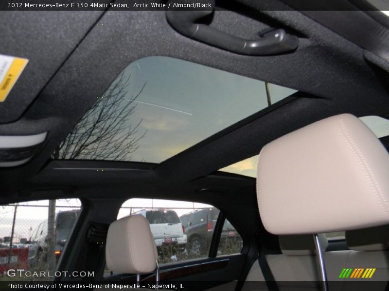 Arctic White / Almond/Black 2012 Mercedes-Benz E 350 4Matic Sedan