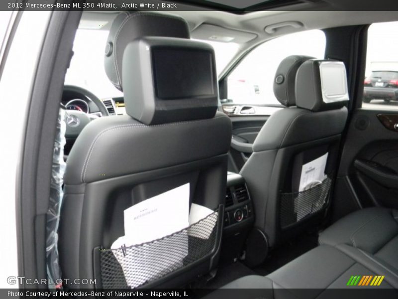 Arctic White / Black 2012 Mercedes-Benz ML 350 4Matic
