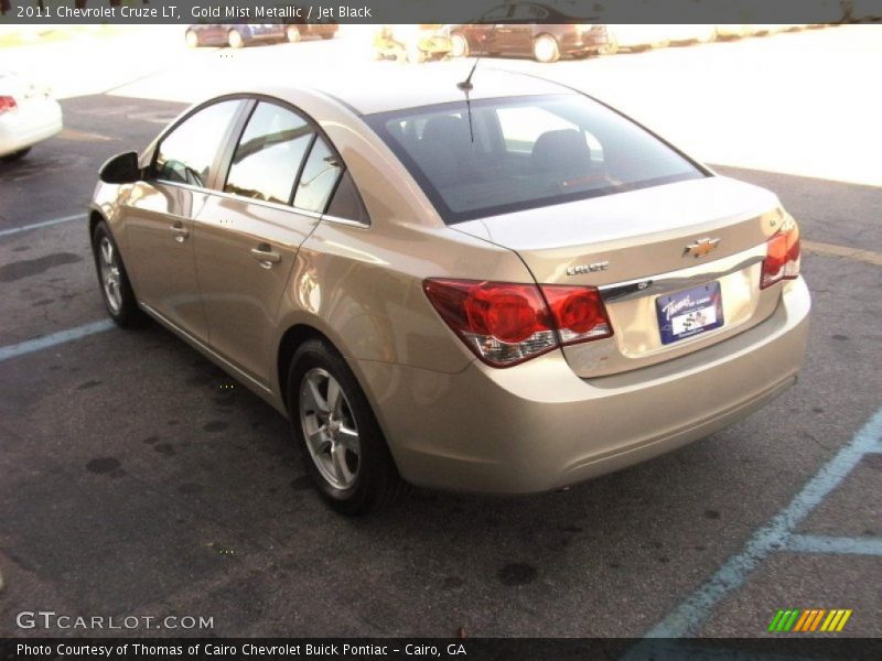 Gold Mist Metallic / Jet Black 2011 Chevrolet Cruze LT