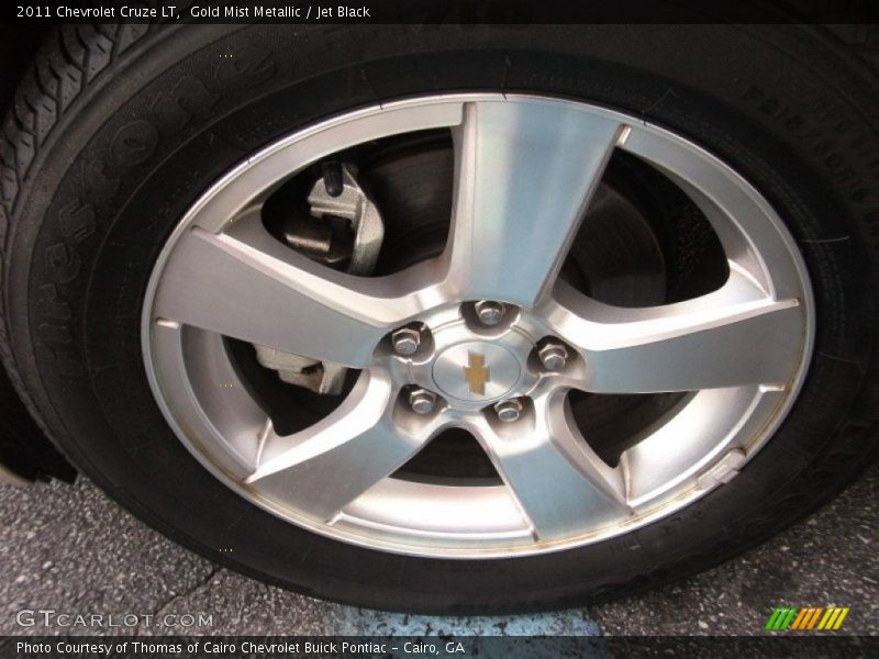 Gold Mist Metallic / Jet Black 2011 Chevrolet Cruze LT