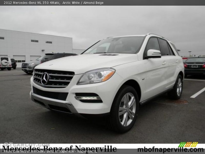 Arctic White / Almond Beige 2012 Mercedes-Benz ML 350 4Matic