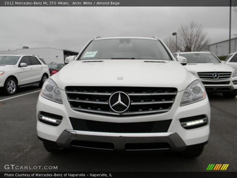 Arctic White / Almond Beige 2012 Mercedes-Benz ML 350 4Matic