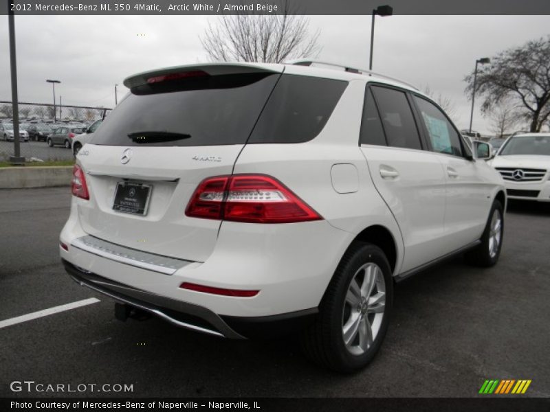 Arctic White / Almond Beige 2012 Mercedes-Benz ML 350 4Matic