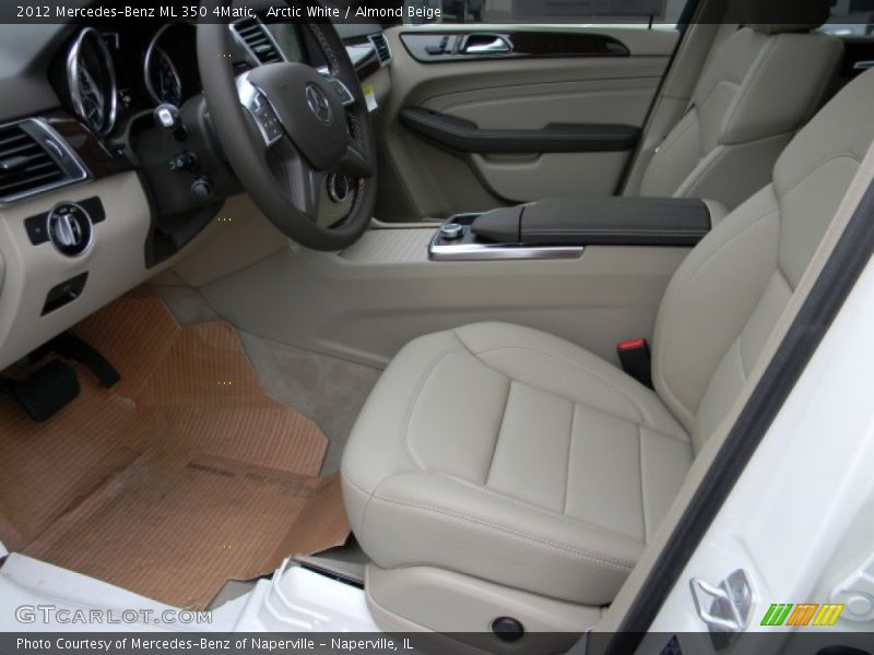 Arctic White / Almond Beige 2012 Mercedes-Benz ML 350 4Matic