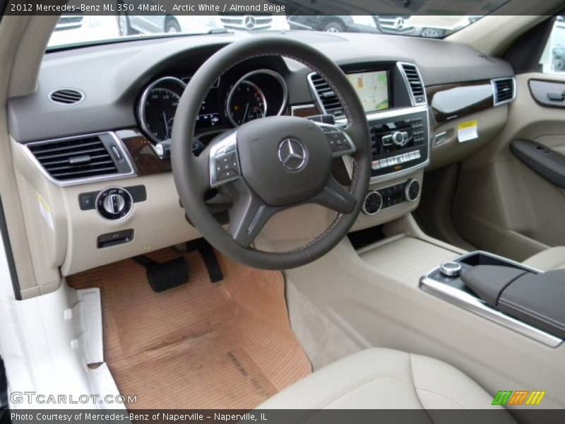 Arctic White / Almond Beige 2012 Mercedes-Benz ML 350 4Matic