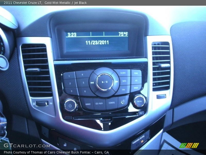 Gold Mist Metallic / Jet Black 2011 Chevrolet Cruze LT