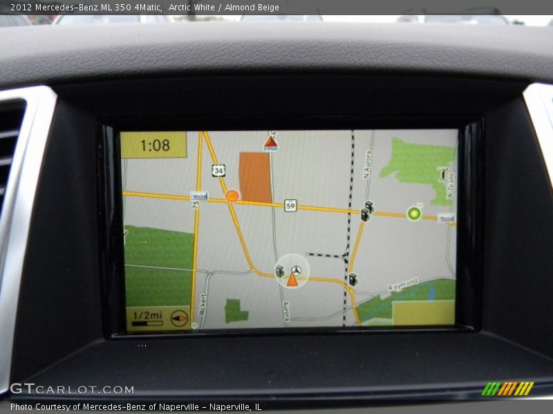 Arctic White / Almond Beige 2012 Mercedes-Benz ML 350 4Matic