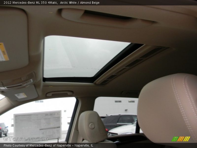 Arctic White / Almond Beige 2012 Mercedes-Benz ML 350 4Matic
