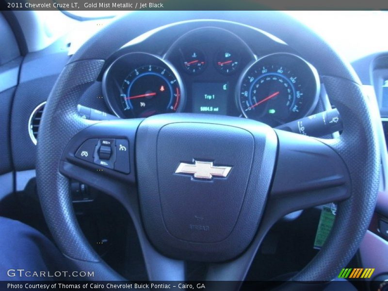 Gold Mist Metallic / Jet Black 2011 Chevrolet Cruze LT