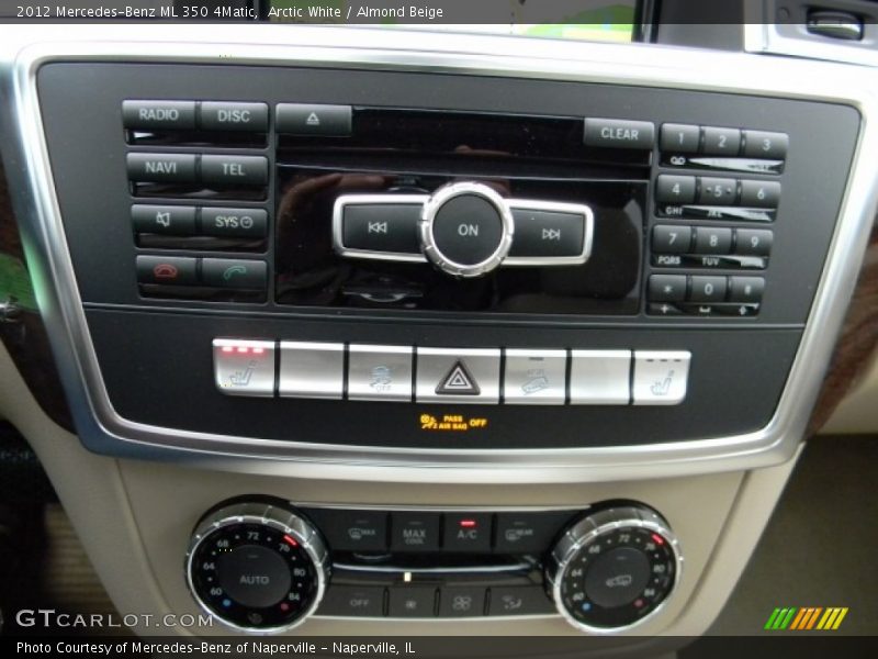 Arctic White / Almond Beige 2012 Mercedes-Benz ML 350 4Matic