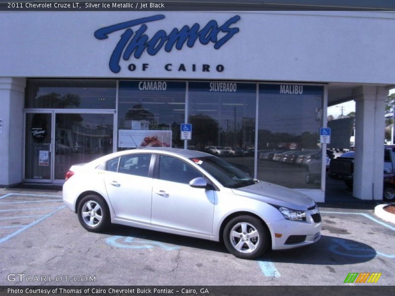 Silver Ice Metallic / Jet Black 2011 Chevrolet Cruze LT