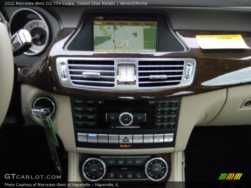 Iridium Silver Metallic / Almond/Mocha 2012 Mercedes-Benz CLS 550 Coupe