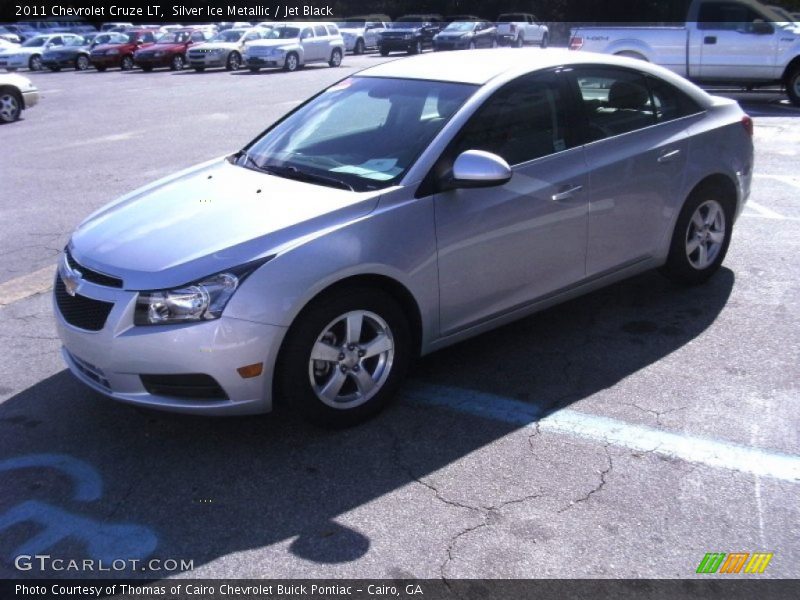 Silver Ice Metallic / Jet Black 2011 Chevrolet Cruze LT