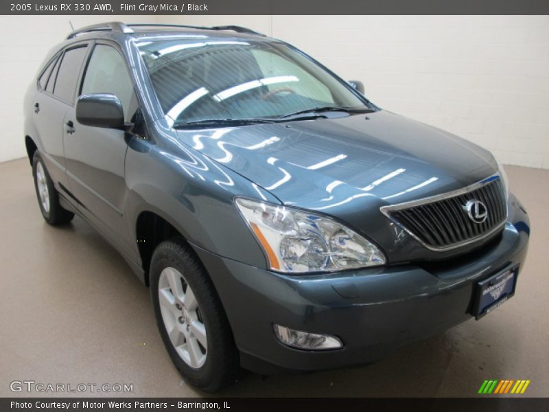 Flint Gray Mica / Black 2005 Lexus RX 330 AWD