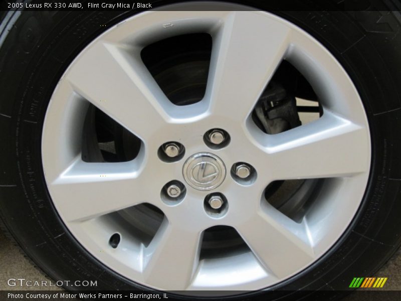 Flint Gray Mica / Black 2005 Lexus RX 330 AWD
