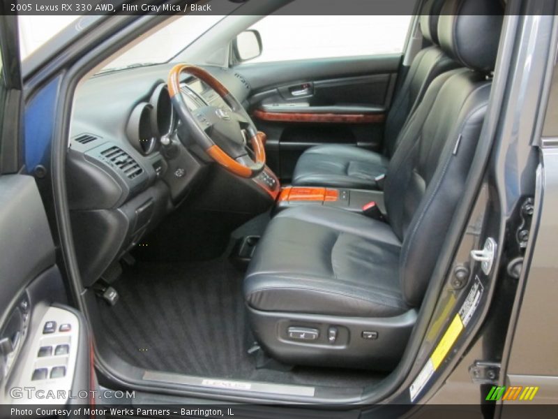 Flint Gray Mica / Black 2005 Lexus RX 330 AWD