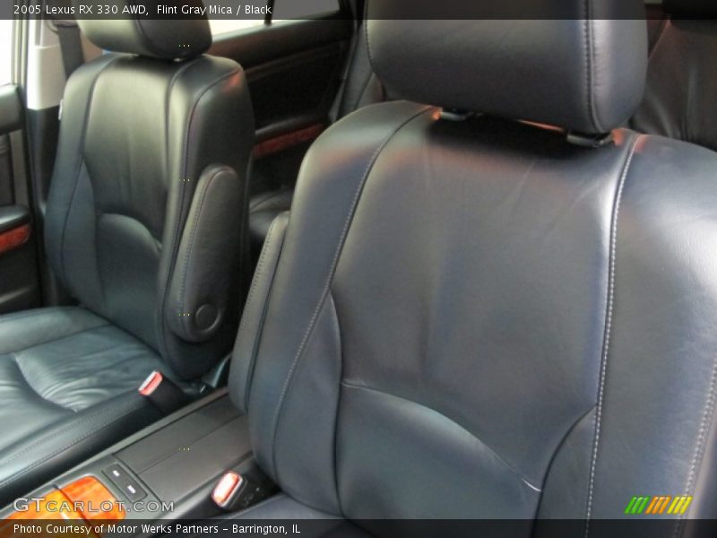 Flint Gray Mica / Black 2005 Lexus RX 330 AWD