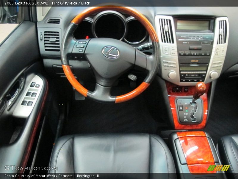 Flint Gray Mica / Black 2005 Lexus RX 330 AWD