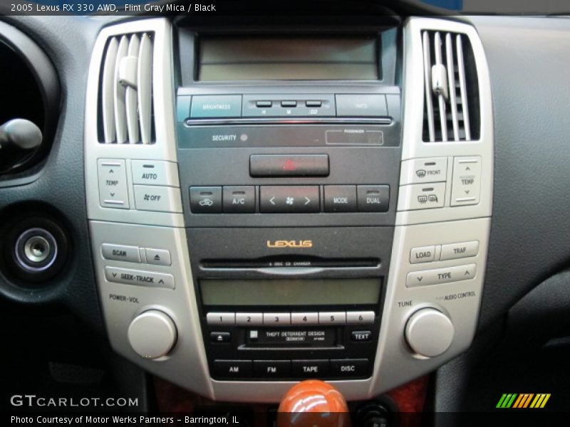 Flint Gray Mica / Black 2005 Lexus RX 330 AWD