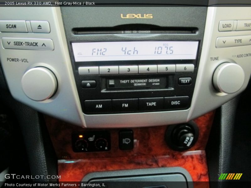 Flint Gray Mica / Black 2005 Lexus RX 330 AWD