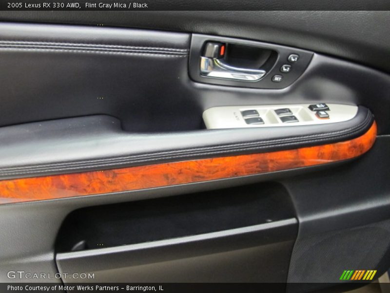Flint Gray Mica / Black 2005 Lexus RX 330 AWD