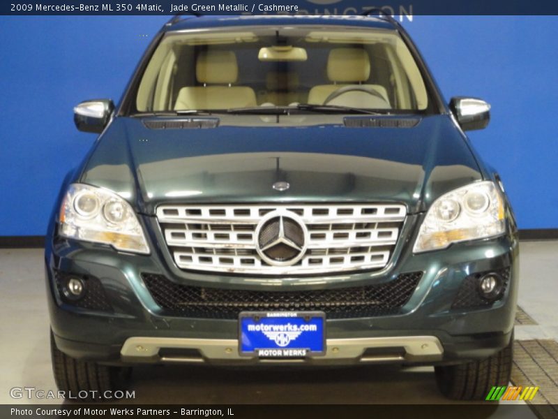 Jade Green Metallic / Cashmere 2009 Mercedes-Benz ML 350 4Matic