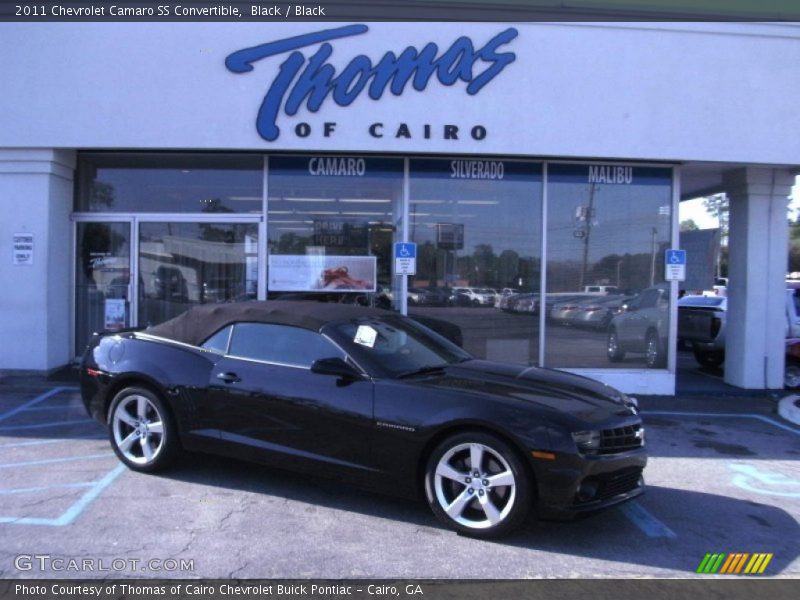 Black / Black 2011 Chevrolet Camaro SS Convertible