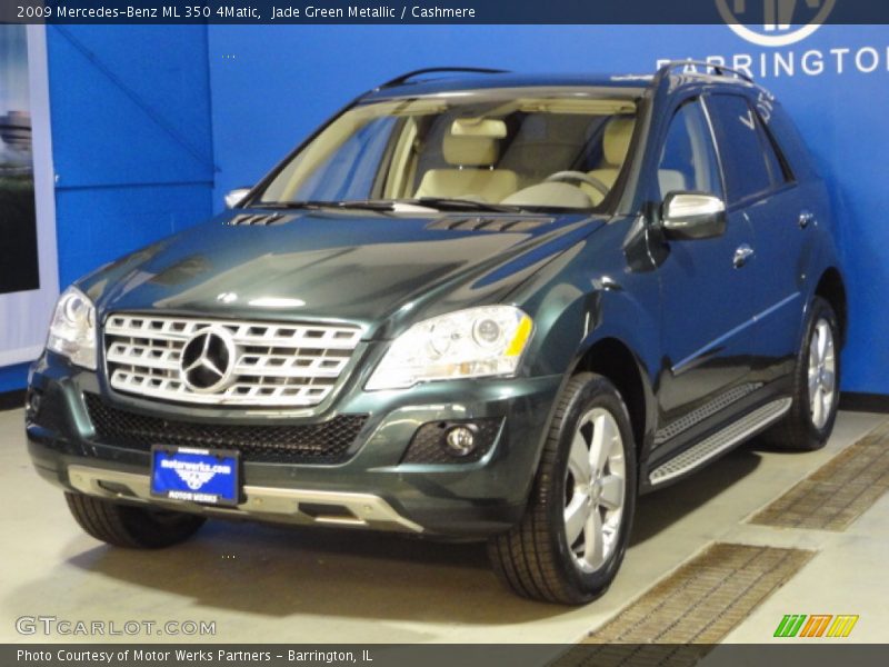 Jade Green Metallic / Cashmere 2009 Mercedes-Benz ML 350 4Matic