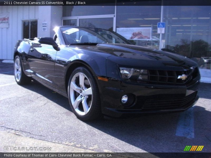 Black / Black 2011 Chevrolet Camaro SS Convertible