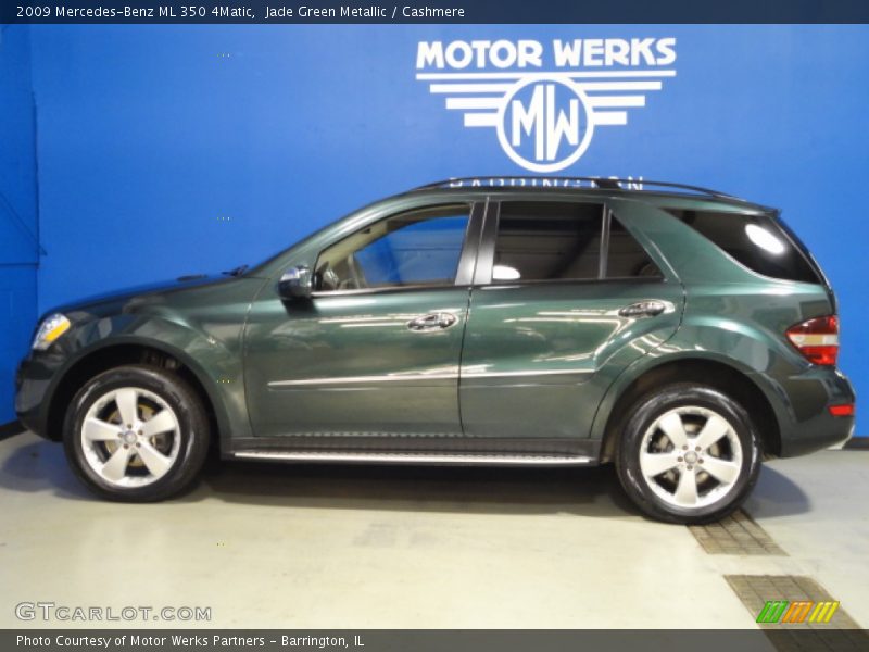 Jade Green Metallic / Cashmere 2009 Mercedes-Benz ML 350 4Matic