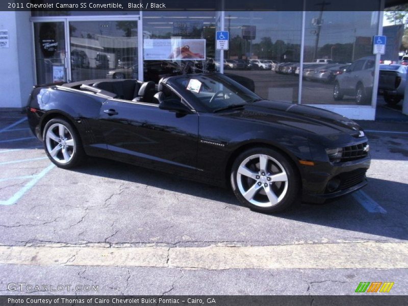 Black / Black 2011 Chevrolet Camaro SS Convertible