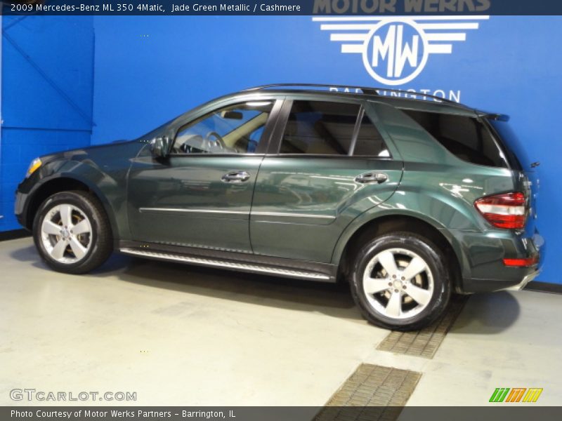 Jade Green Metallic / Cashmere 2009 Mercedes-Benz ML 350 4Matic