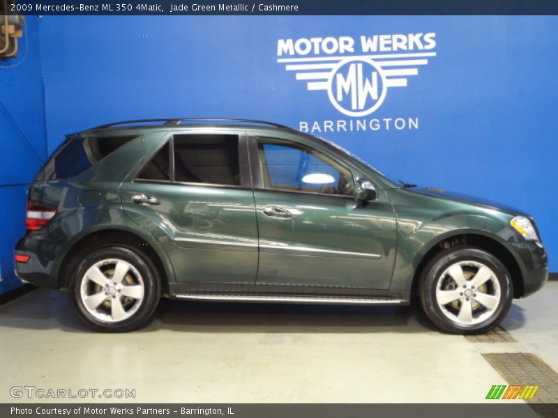 Jade Green Metallic / Cashmere 2009 Mercedes-Benz ML 350 4Matic