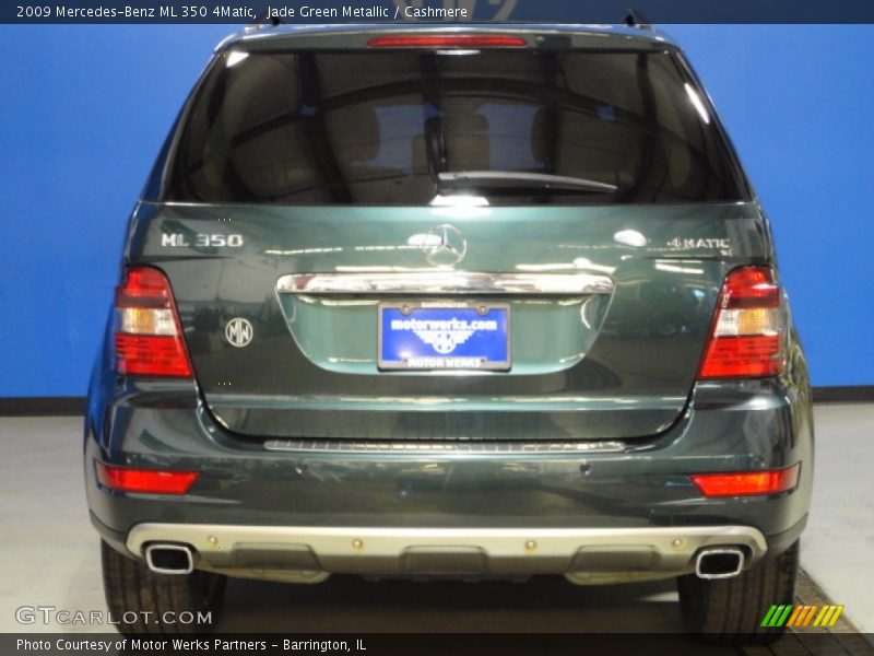 Jade Green Metallic / Cashmere 2009 Mercedes-Benz ML 350 4Matic