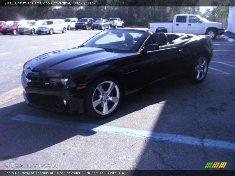 Black / Black 2011 Chevrolet Camaro SS Convertible
