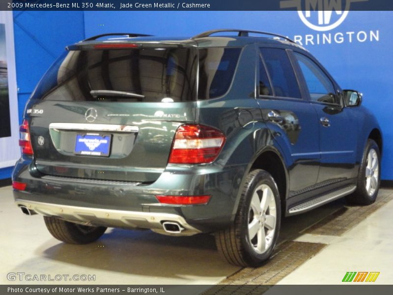 Jade Green Metallic / Cashmere 2009 Mercedes-Benz ML 350 4Matic