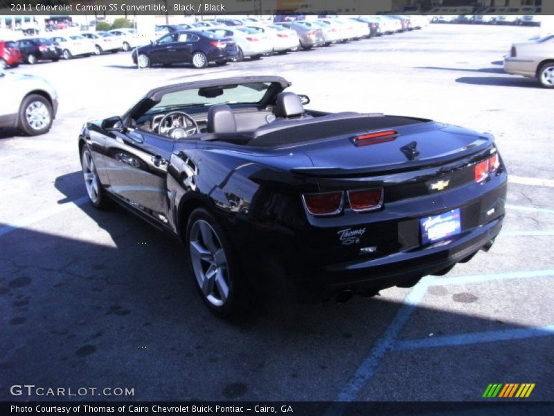 Black / Black 2011 Chevrolet Camaro SS Convertible