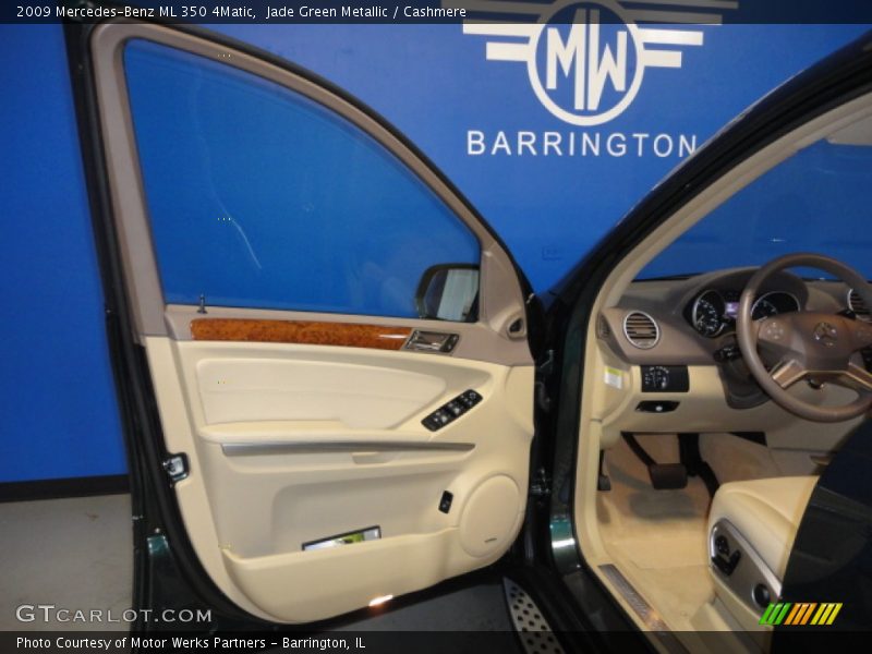 Jade Green Metallic / Cashmere 2009 Mercedes-Benz ML 350 4Matic