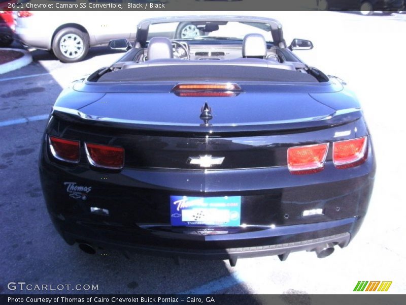 Black / Black 2011 Chevrolet Camaro SS Convertible